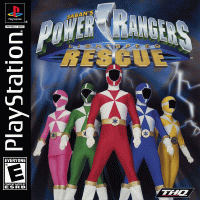 Power Rangers Lightspeed Rescue Playstation  box art